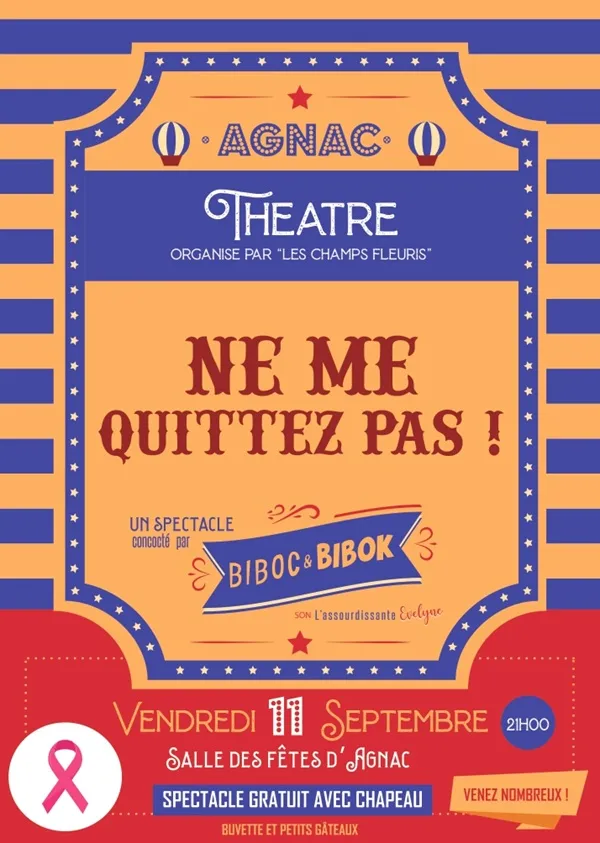 Soirée théâtre - Ne m ... - Crédit: ©leschampsfleuris | CC BY-NC-ND 4.0