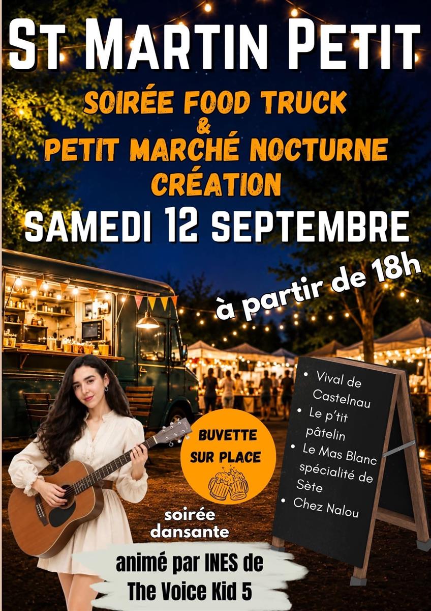 Soirée Food Truck et ... - Crédit: ville de saint-Martin-Petit | CC BY-NC-ND 4.0