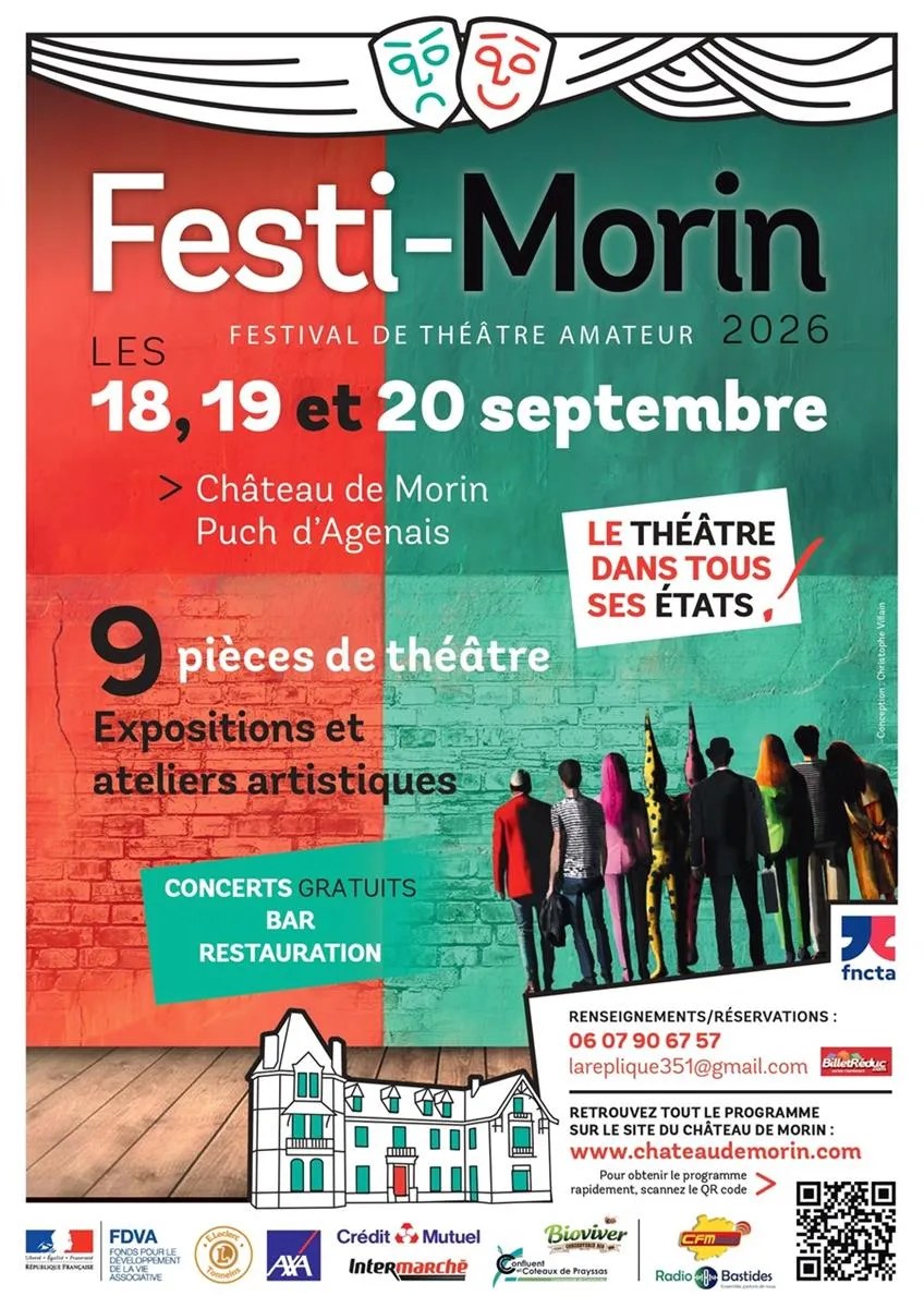 Festival de théâtre a ... - Crédit: Château de Morin | CC BY-NC-ND 4.0