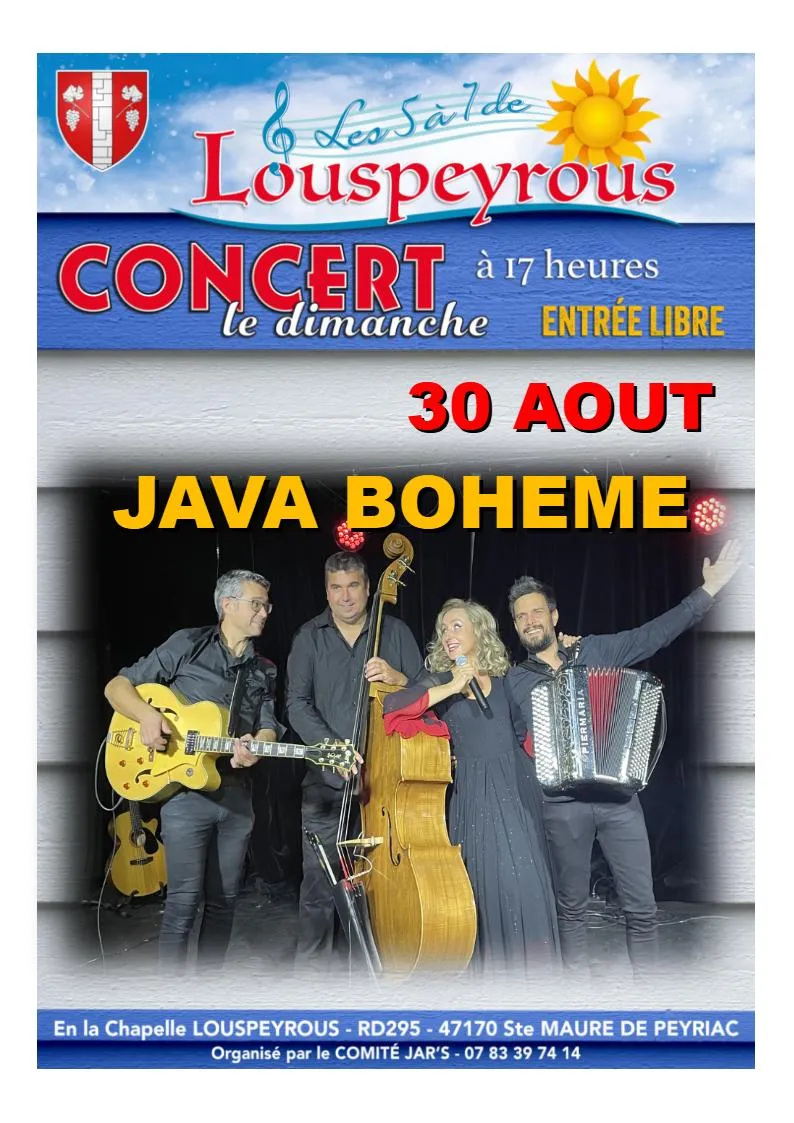 Concert Les 5 à 7 de ... - Crédit: Comité JAR'S | CC BY-NC-ND 4.0