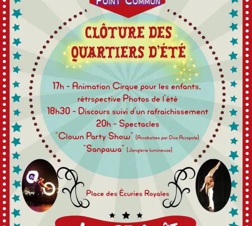 Clôture des Quartiers d'été