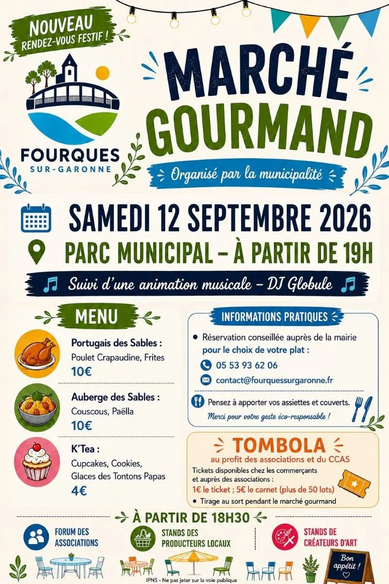 Marché Gourmand - Crédit: mairie de fourques sur garonne | CC BY-NC-ND 4.0