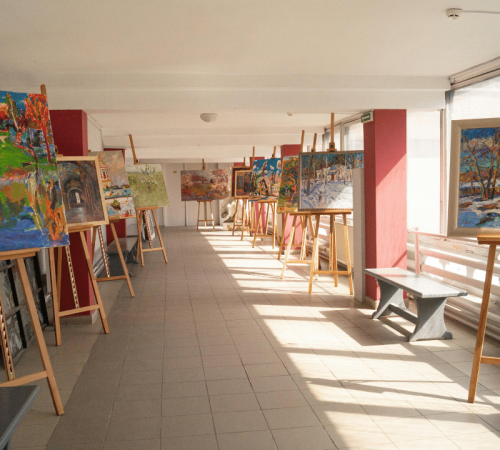 Exposition "De la littérature au pinceau"