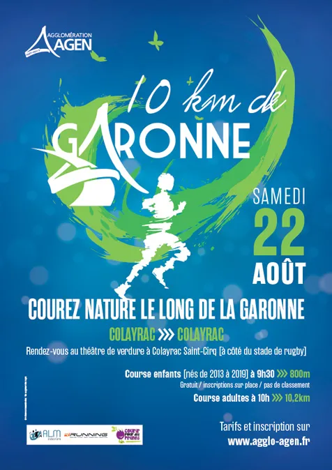 Les 10 km de Garonne - Crédit: Agglomération d'Agen | CC BY-NC-ND 4.0