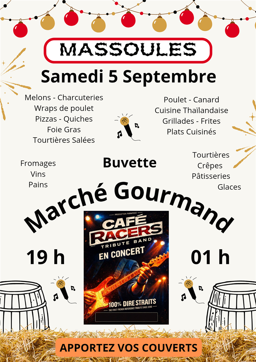 Marché Gourmand fin d'été à Massoules 2026