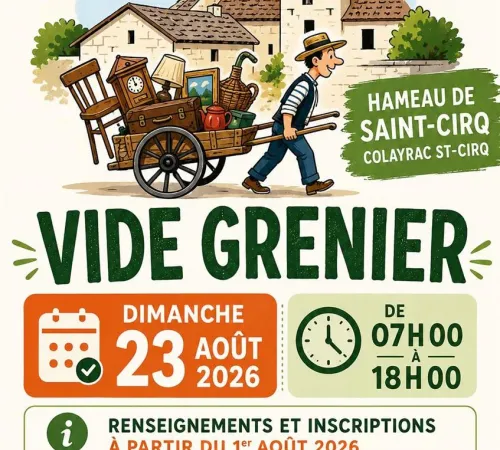 Vide-grenier à Colayrac-Saint-Cirq