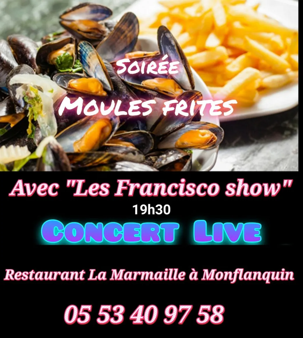Soirée moules frites ...