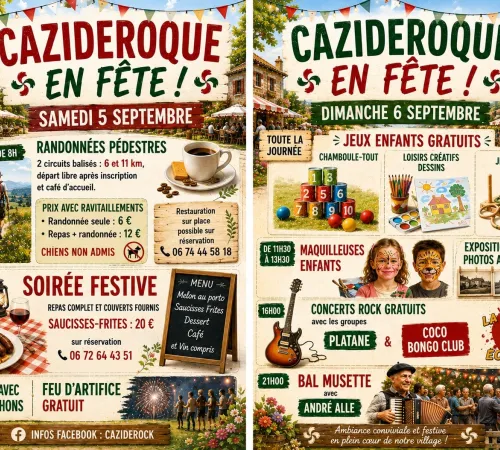Cazideroque en Fête 2026