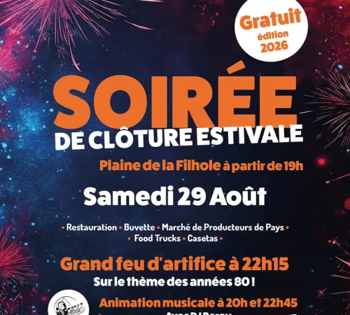 Soirée de clôture de la Saison Estivale