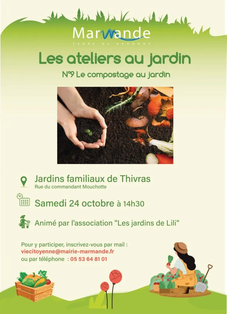 Les ateliers au jardin - Crédit: ville de marmande | CC BY-NC-ND 4.0