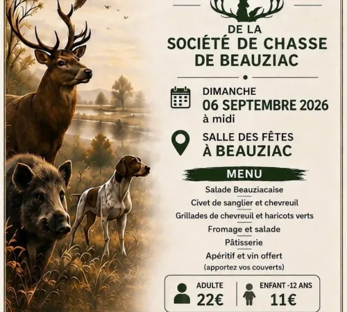 Banquet annuel des chasseurs