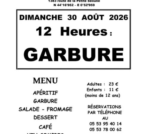 Repas Garbure