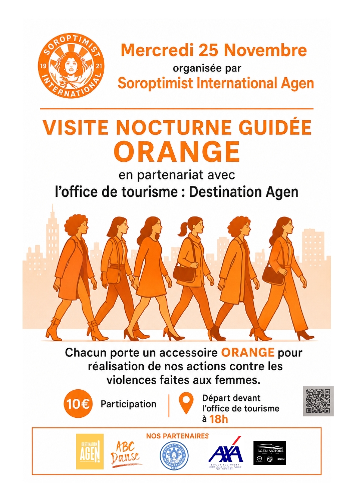 Visite guidée nocturn ... - Crédit: Soroptimist International Agen | CC BY-NC-ND 4.0