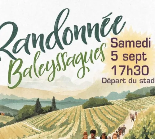 Randonnée à Baleyssagues