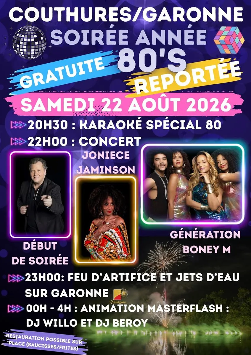 Soirée années 80 à Co ... - Crédit: Couthures en fête | CC BY-NC-ND 4.0