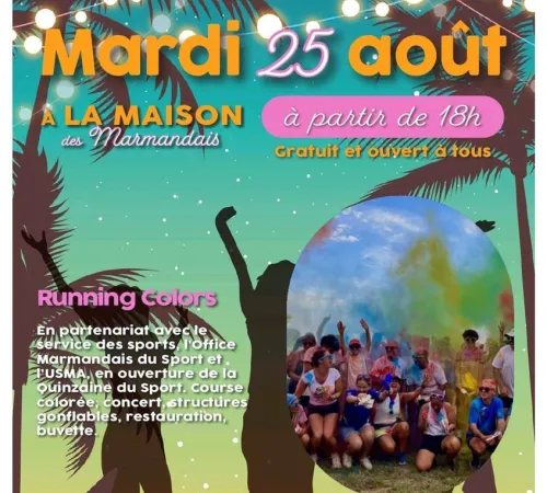 Running and colors avec la Maison des Marmandais