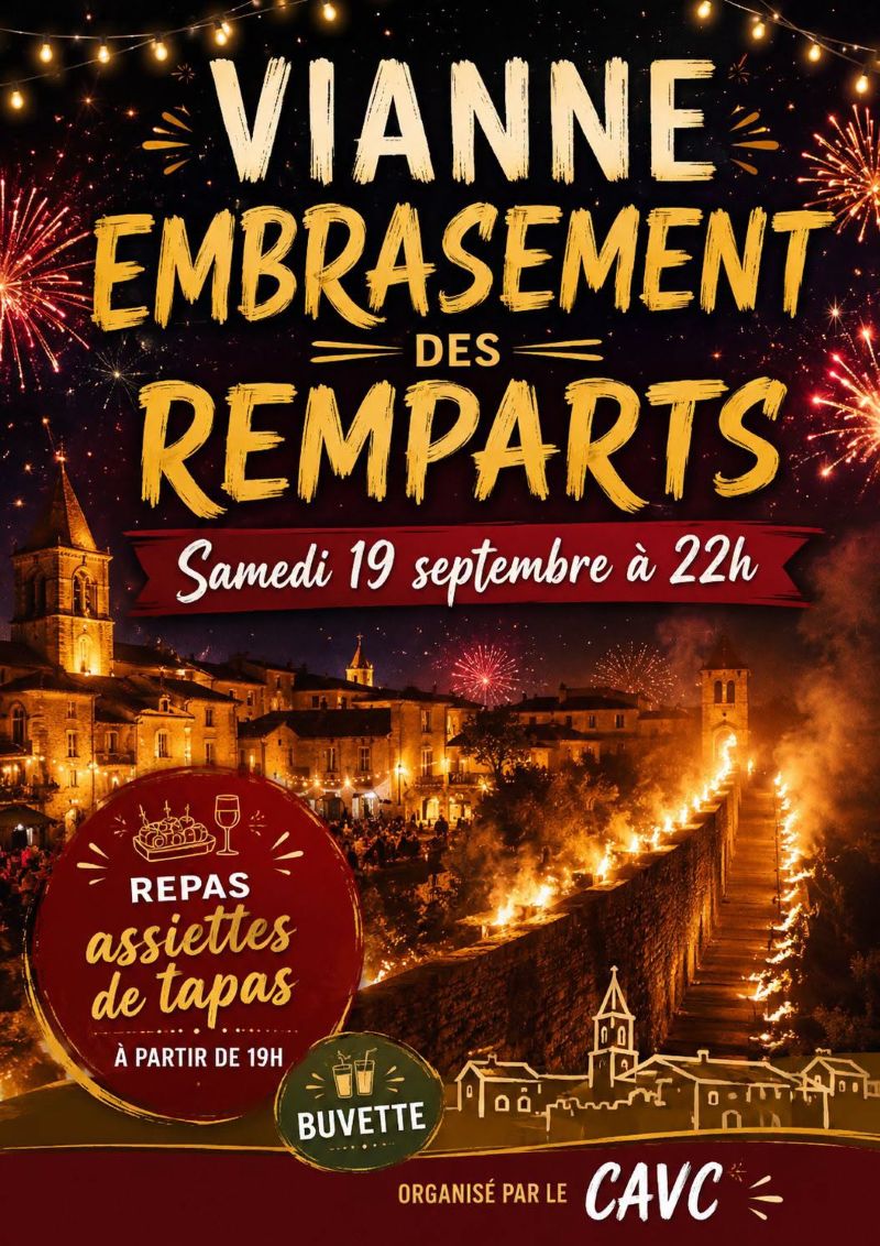 Vianne : Embrasement ... - Crédit: CAVC | CC BY-NC-ND 4.0