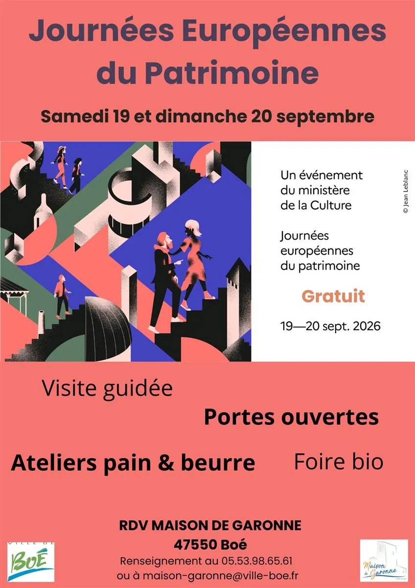 Journée européenne du ... - Crédit: Maison de Garonne | CC BY-NC-ND 4.0