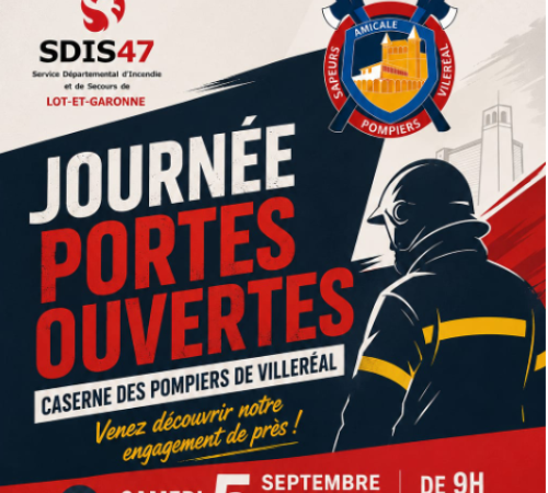 Journée Portes Ouvertes à la caserne des pompiers de Villeréal