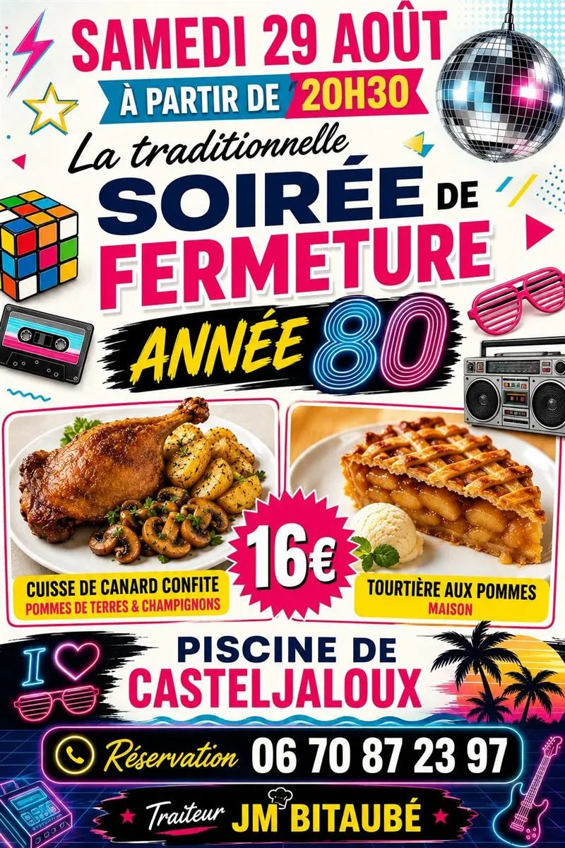Soirée de fermeture - Crédit: Piscine de Castelajloux | CC BY-NC-ND 4.0
