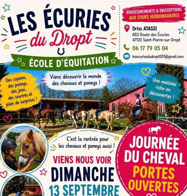 Journé du cheval aux Ecuries du Dropt