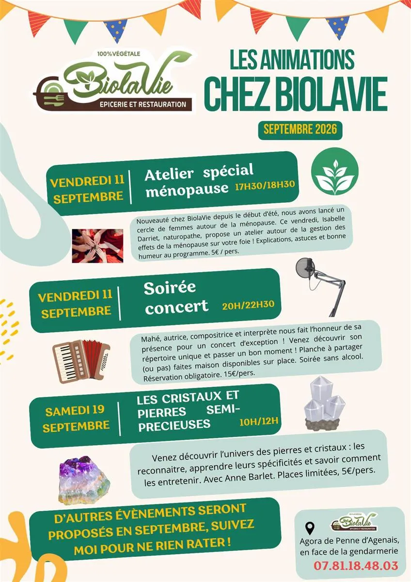 Atelier spécial ménopause - Crédit: BiolaVie | CC BY-NC-ND 4.0