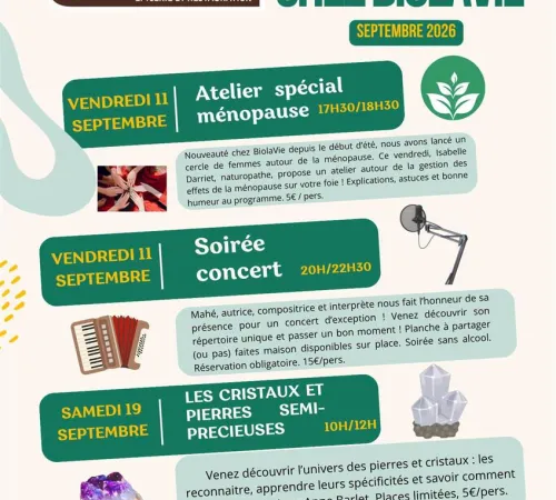 Atelier spécial ménopause
