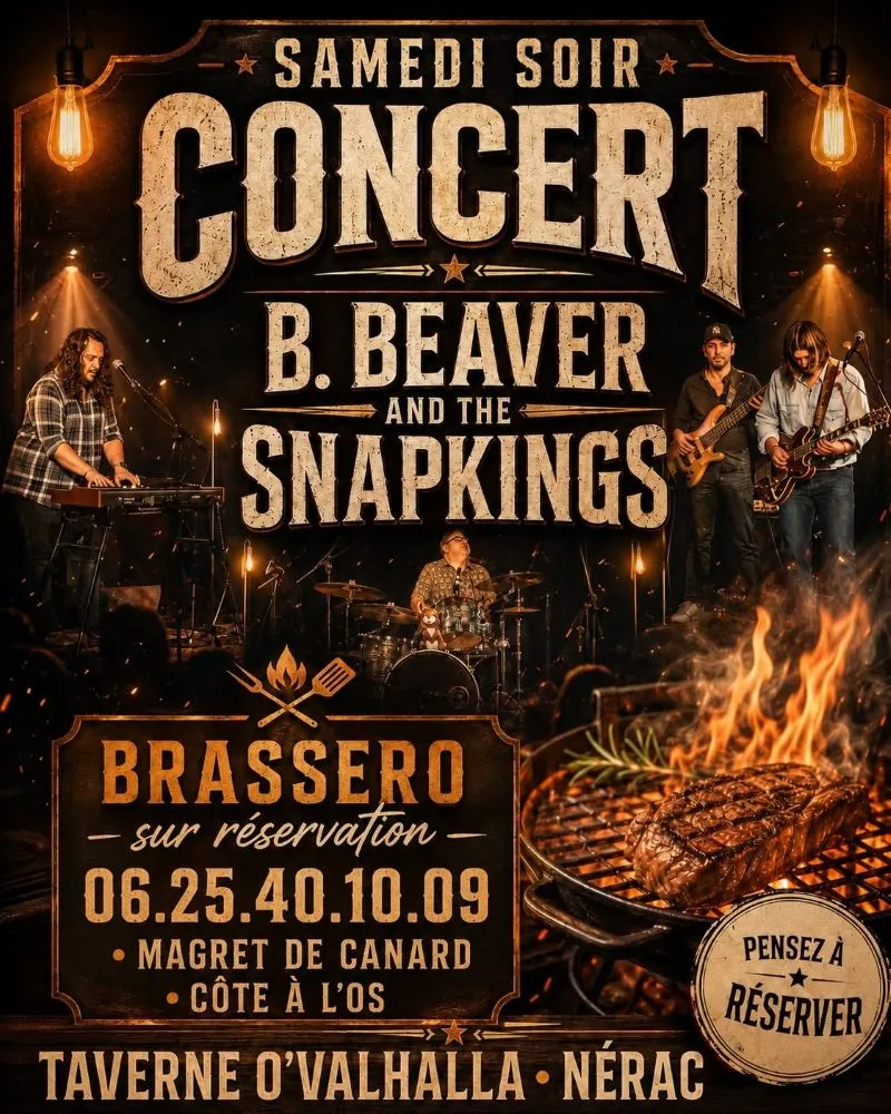 Concert B. Beaver and ... - Crédit: O'Valhalla | CC BY-NC-ND 4.0