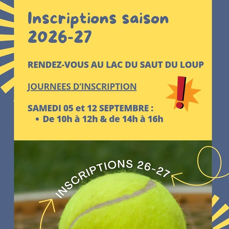 Journées d'inscriptio ... - Crédit: ©tennisclubmiramontais | CC BY-NC-ND 4.0