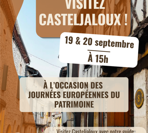Journées Européennes du Patrimoine - Visite gratuite de Casteljaloux