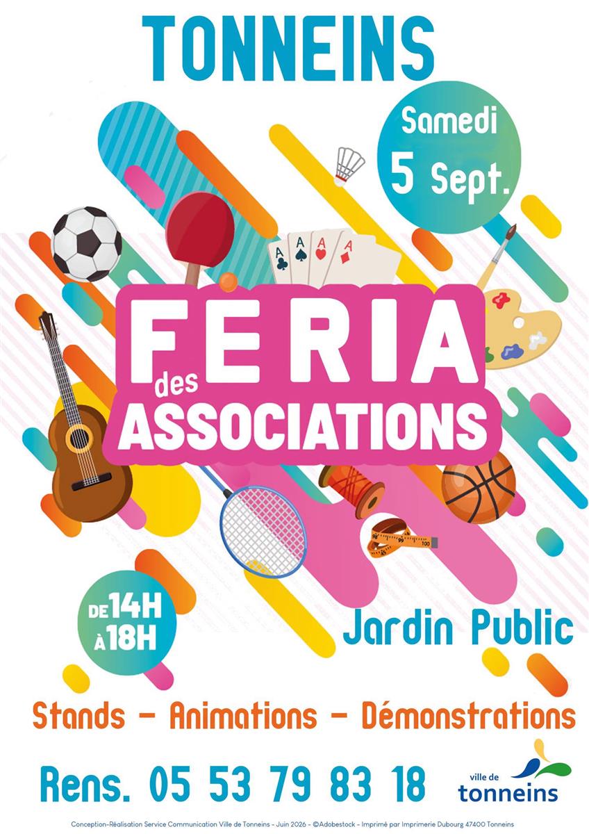 Féria des association ... - Crédit: Ville de Tonneins | CC BY-NC-ND 4.0