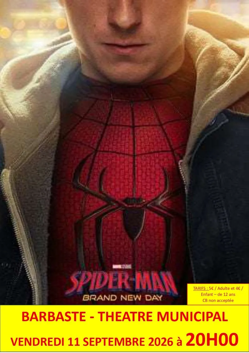 Cinéma : Spider - Man - Crédit: Mairie de Barbaste | CC BY-NC-ND 4.0