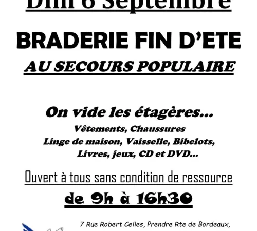 Braderie de fin d'été