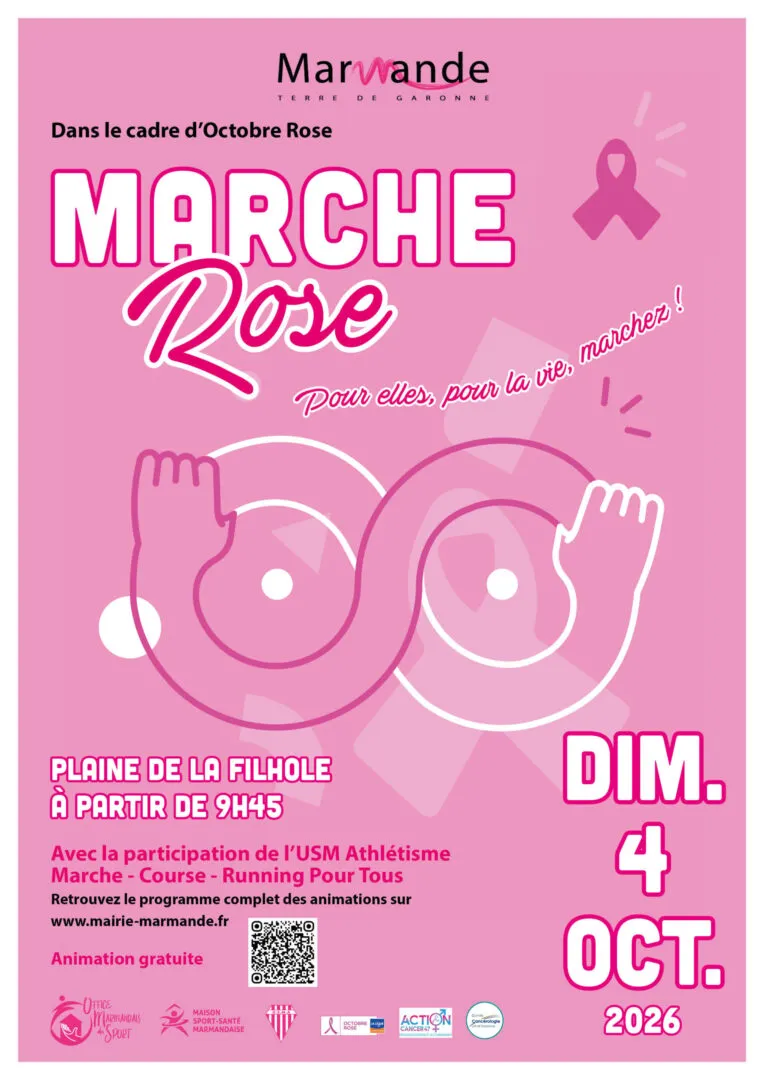Octobre Rose - Marche ... - Crédit: ville de marmande | CC BY-NC-ND 4.0