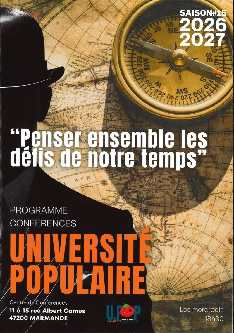 Conférence U.POP "Le ... - Crédit: U POP Marmande | CC BY-NC-ND 4.0