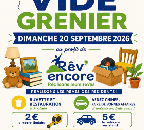 Vide grenier solidaire de la Résidence du château