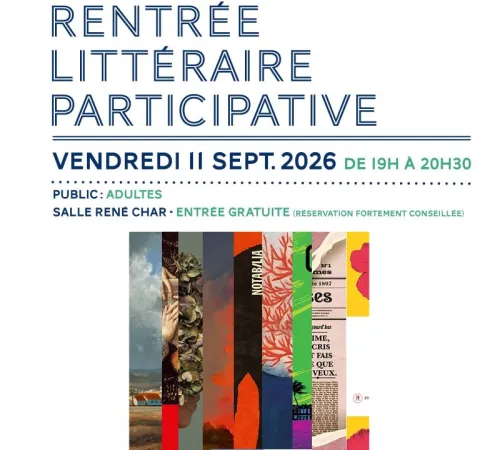 Rentrée Littéraire participative à la Médiathèque