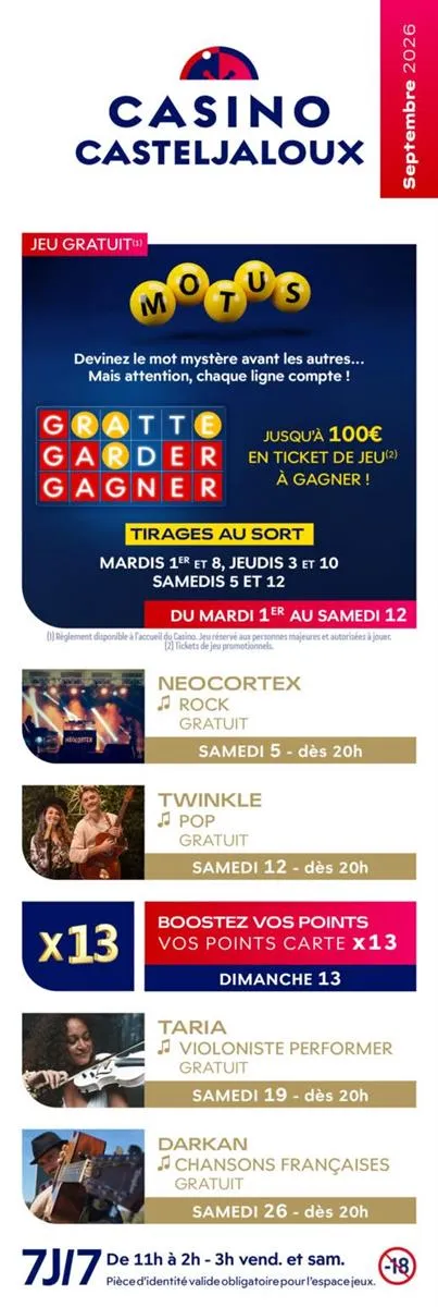 Concert gratuit : Twinkle - Crédit: Casino | CC BY-NC-ND 4.0