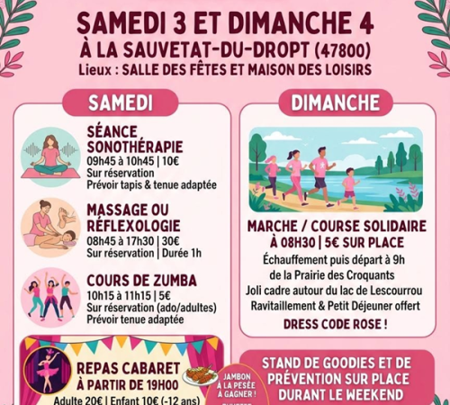 Octobre Rose par l'association Voca'son