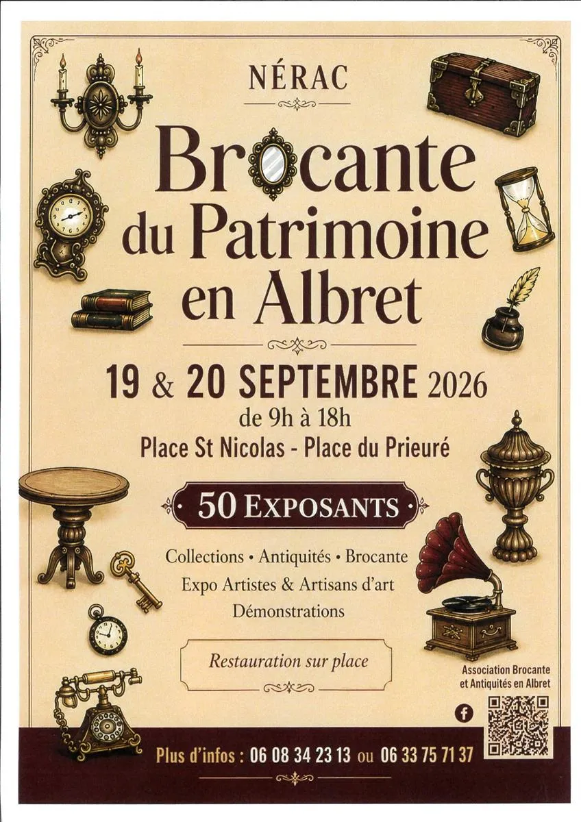 Brocante du Patrimoin ... - Crédit: Association Brocante et Antiquité en Albret | CC BY-NC-ND 4.0