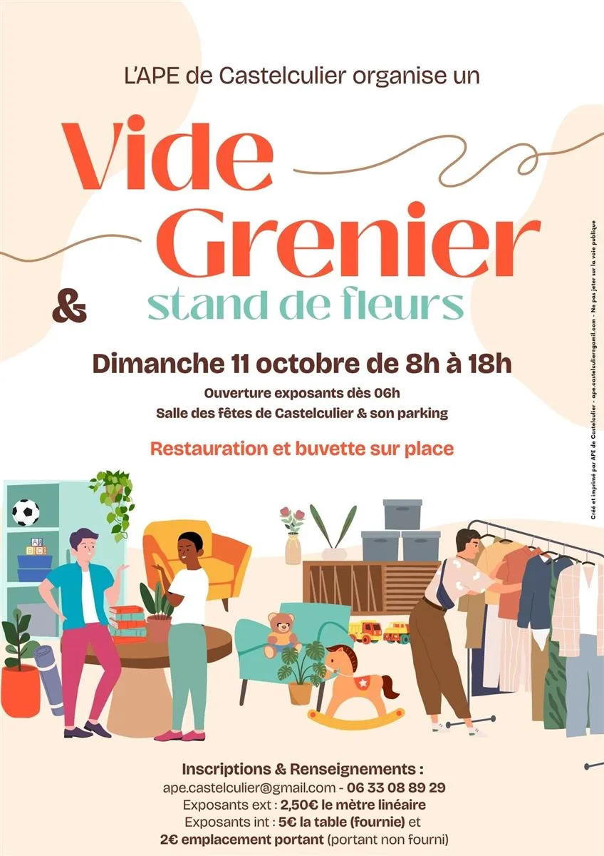 Vide grenier de L’Ass ... - Crédit: Ape Castelculier | CC BY-NC-ND 4.0