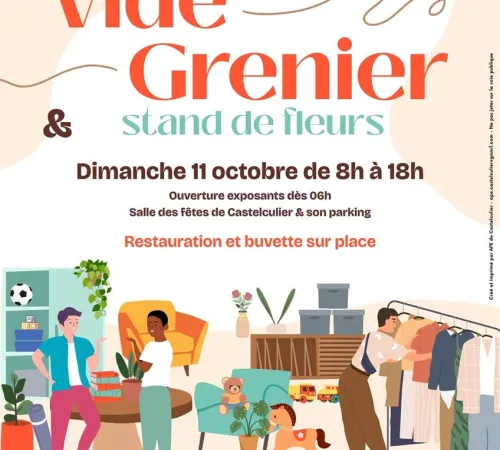 Vide grenier de L’Association des Parents d’Élèves des écoles de Castelculier
