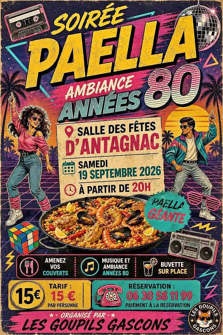 Soirée paëlla - Crédit: Les Goupils Gascons | CC BY-NC-ND 4.0