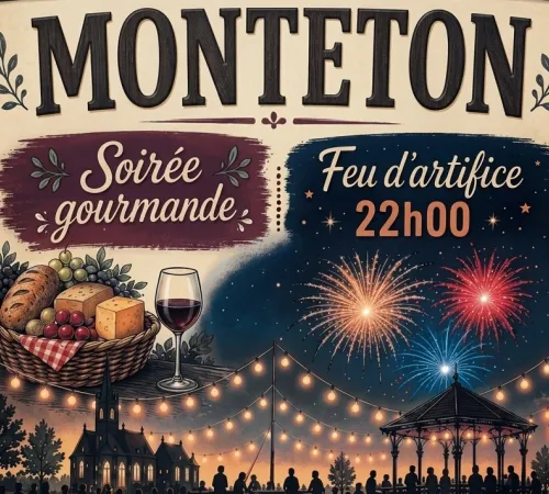 Soirée Gourmande à Monteton Mayade et feu d'artifice !