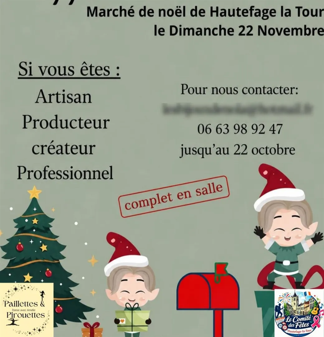 Marché de Noël des Lutins - Crédit: Hautefage comité des fêtes | CC BY-NC-ND 4.0