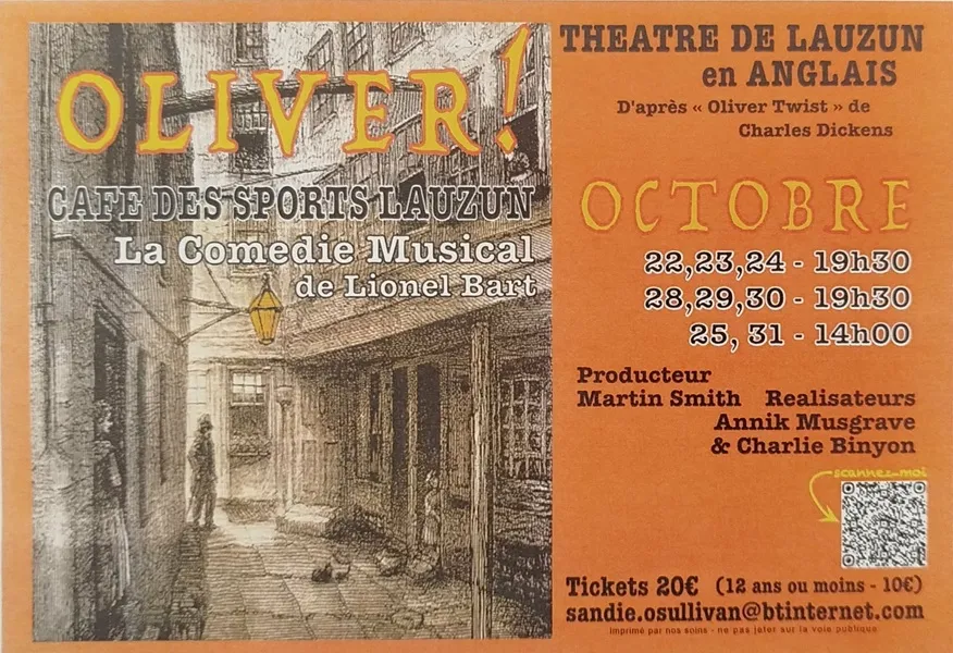 Théâtre Lauzun "Oliver !" - Crédit: ©théâtre de lauzun | CC BY-NC-ND 4.0