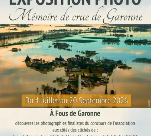 Visite commentée de l'Exposition Photo : Mémoire de crue de Garonne - Journées Européennes du Patrimoine