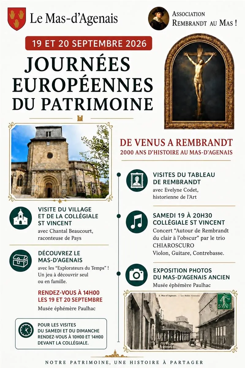 Journées Européennes ... - Crédit: commune du mas d'agenais | CC BY-NC-ND 4.0