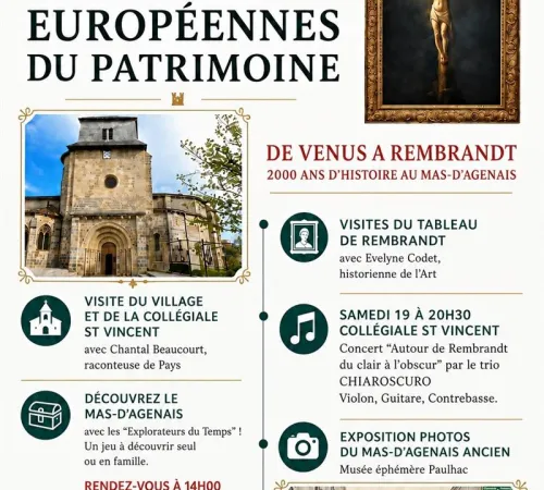 Journées Européennes du Patrimoine au Mas d'Agenais