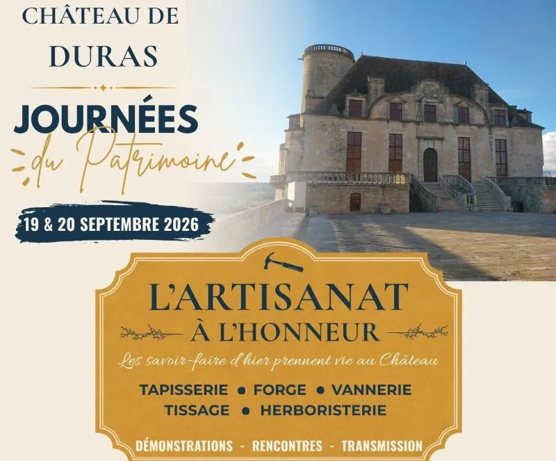 Journées du Patrimoin ... - Crédit: Château Duras | CC BY-NC-ND 4.0
